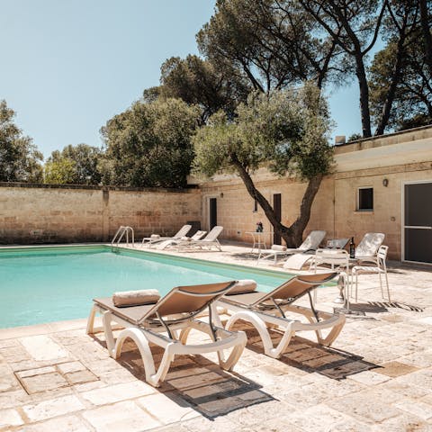 Savour total relaxation while lounging by the pool