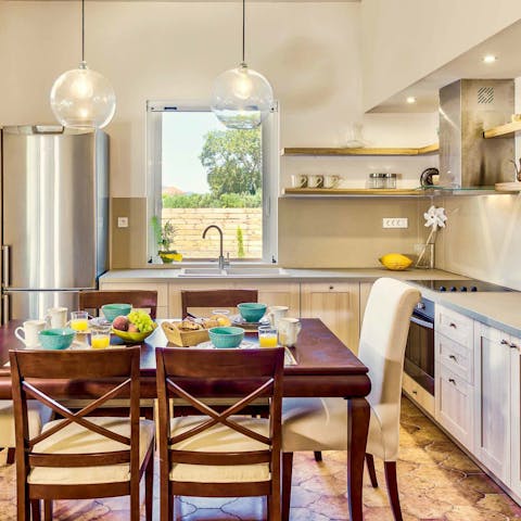 Get creative in the kitchen and savour Greek inspired meals