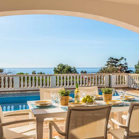 Enjoy the magic of outdoor living with sunset drinks and tapas