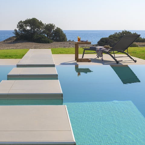 Gorgeous views from the infinity pool