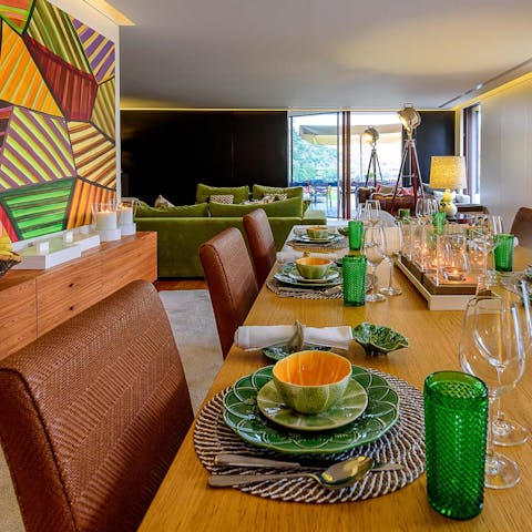 Pair some local Port with your preferred Portuguese specialities at the dining area