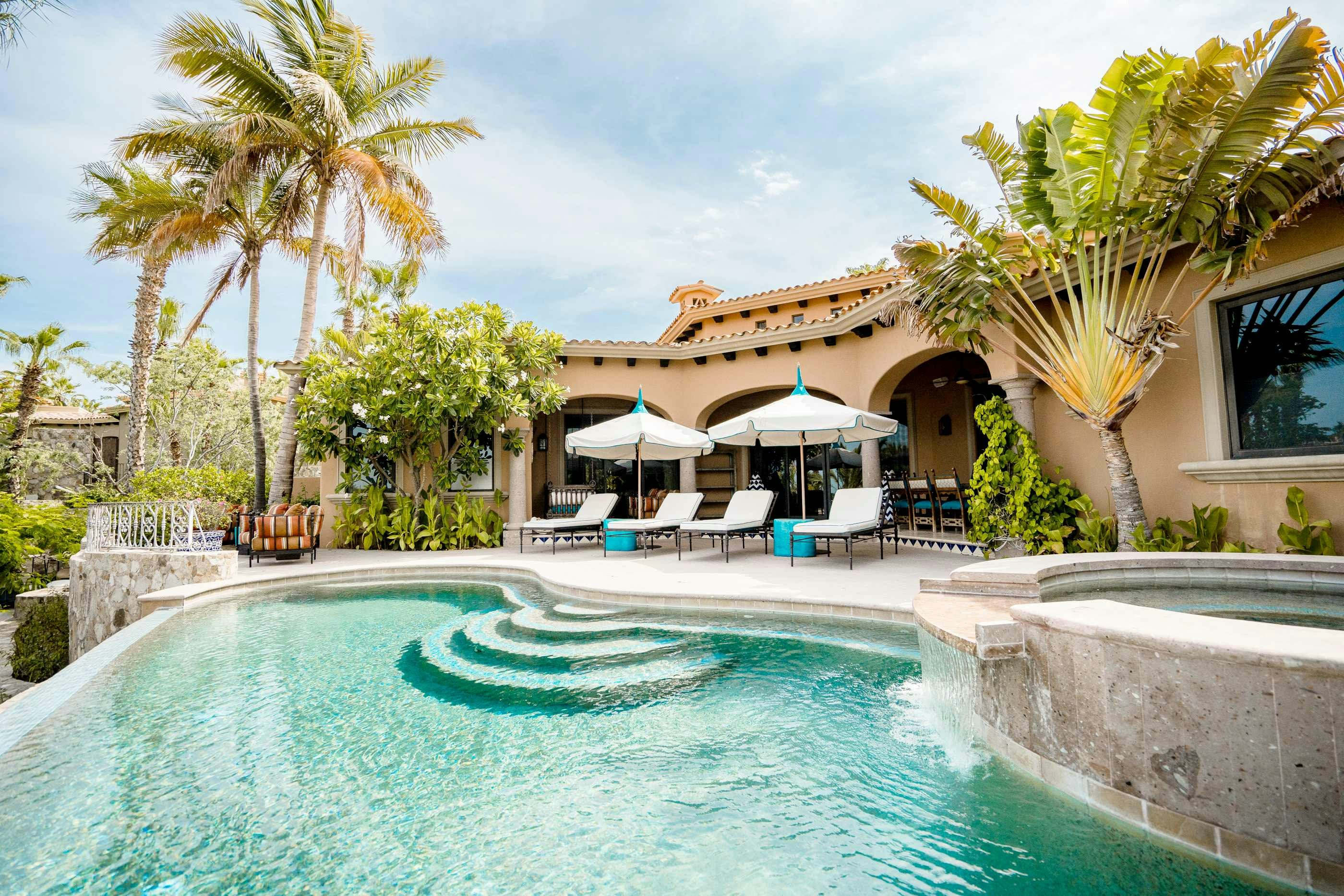 Palms Over Pool