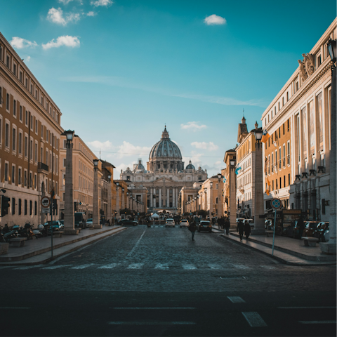 Explore the elegant boulevards of the Prati neighbourhood