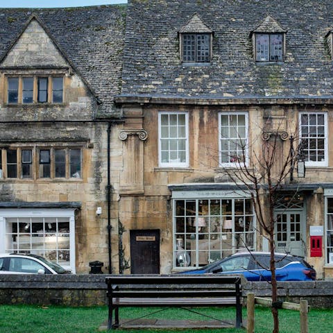 Explore the boutique shops of Chipping Campden
