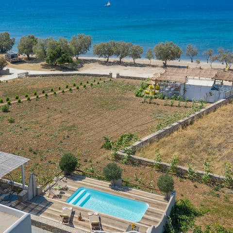 Discover the rustic charm of island living from this home by the sea in Paros