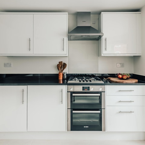 Whip up relaxed meals at home in the modern kitchen