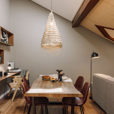 Set the table ready for a traditional Portuguese dinner rustled up in your modern kitchen