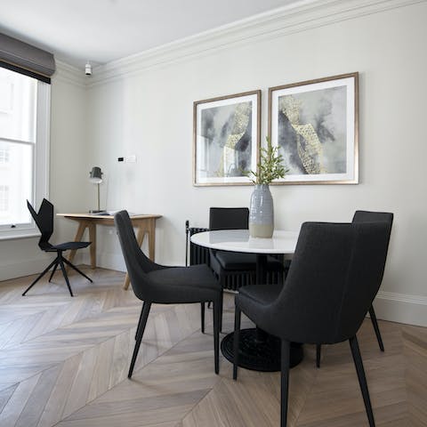 Work from home at the dedicated office space