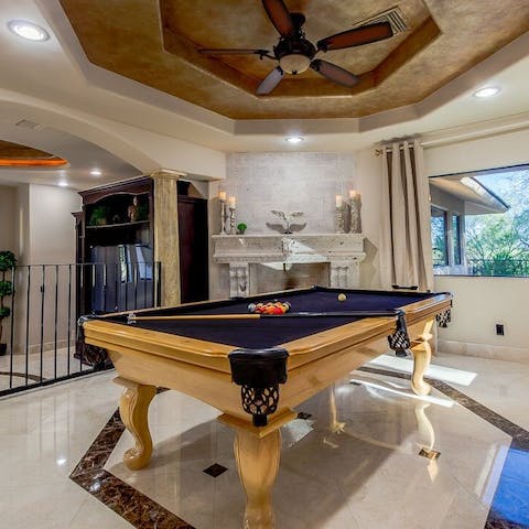 Spend an evening playing pool with friends