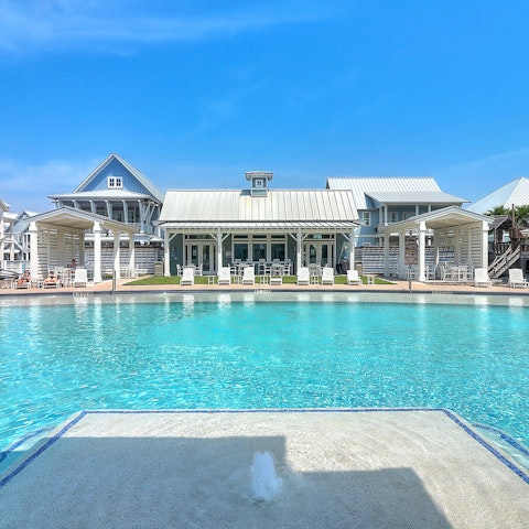Chill out at one of the communal pools