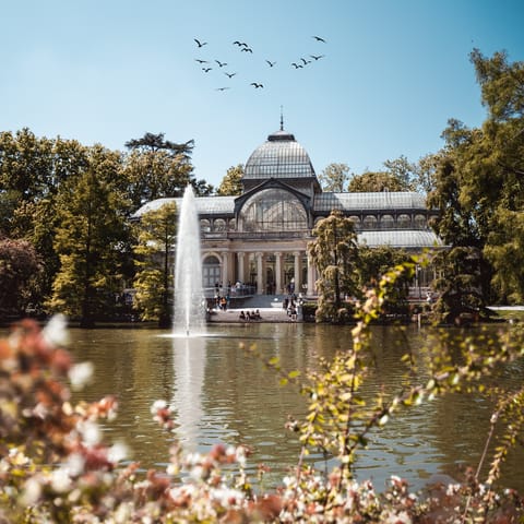 Picnicking at El Retiro Park is a delightful way to spend the day, and it is only a sixteen-minute walk away