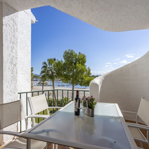 Sip on sundowners on your balcony, the perfect place to watch the sunset over the sea