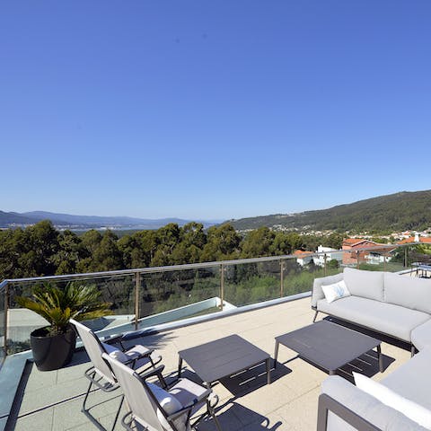 Kick back on the rooftop terrace and admire the Atlantic views