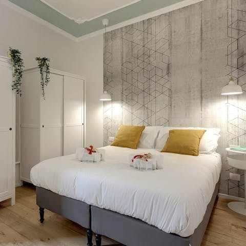 Unwind after a day's adventures soaking up the city