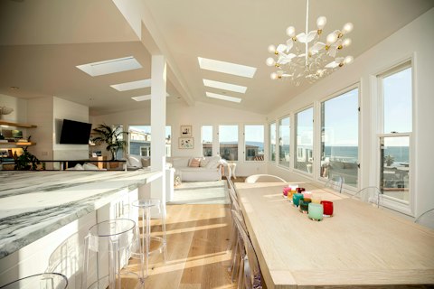 Enjoy coastal views during every meal