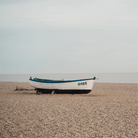 Spend the day exploring the beaches of Suffolk