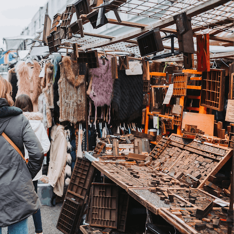 Browse the vintage stalls along Portobello Road, moments away