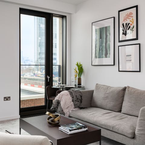 Open up the doors to the Juliet balconies