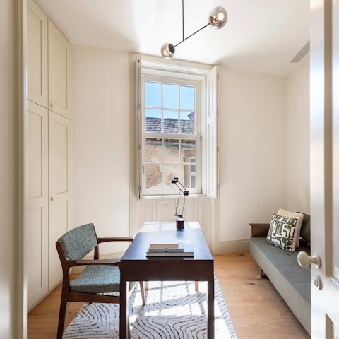 Catch up on some work in the dedicated office space