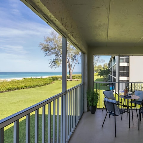 Soak in the sea vistas from the private terrace
