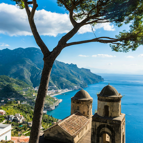 Take in the breathtaking views that Ravello has to offer
