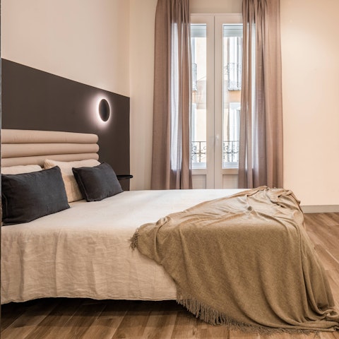 Snuggle up and rest tired feet in the cosy bedrooms