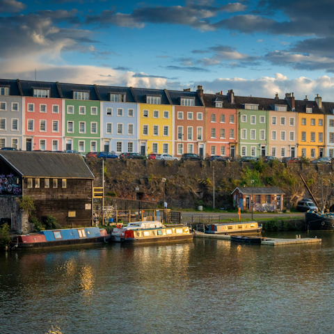 Take a stroll to nearby Bristol Harbour
