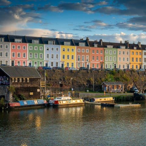 Take a stroll to nearby Bristol Harbour