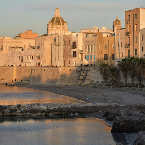 Explore the historic city of Trapani – a short drive away