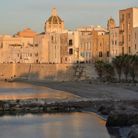 Explore the historic city of Trapani – a short drive away