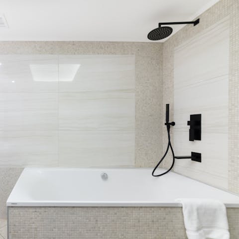 Soak in the bath tub after a day of discovering Dubai's sights