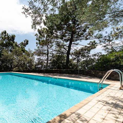 Cool off with a dip in the pool