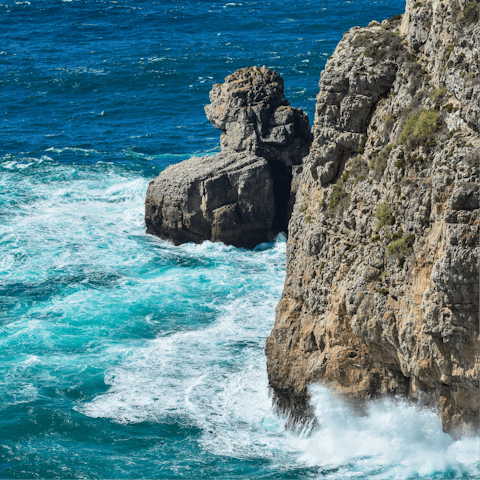 Take a short drive to the São Vicente coast