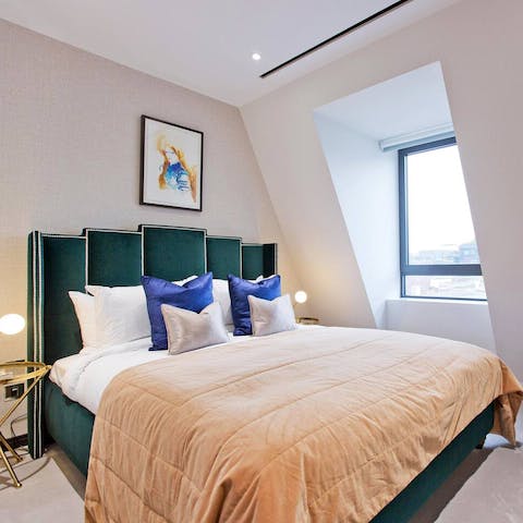 Enjoy a luxurious night's sleep in the boutique bedrooms