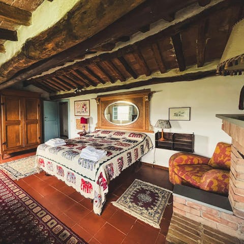 Revel in the rustic charm of this traditional home