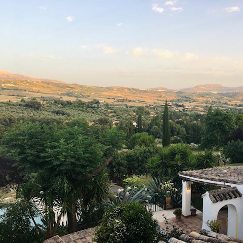 Stay in the heart of the Andalusian countyside, away from the hustle and bustle of the city
