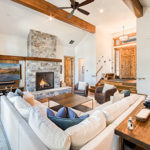 Light the fire and get cosy after a day in the fresh air