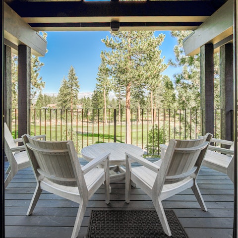 Savour the views and drinks served on the deck