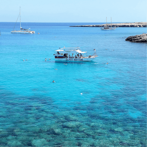 Pack a beach bag and take the five-minute stroll to the seafront
