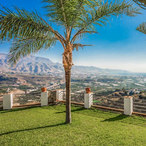 Stretch your legs or have a picnic on the lush green lawn