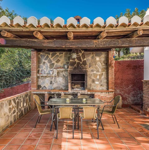 Socialise in the garden with a barbecue on the terrace