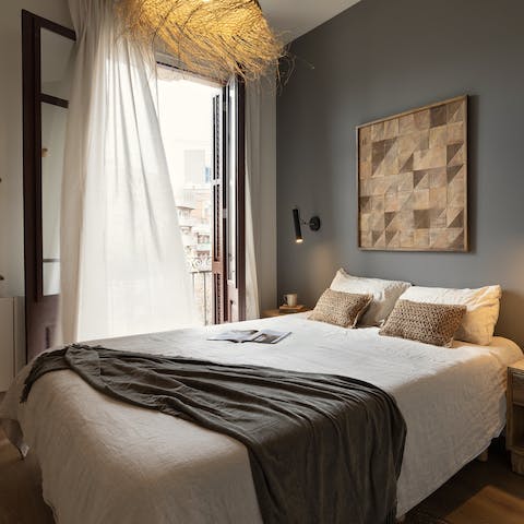 Wake up in the comfortable bedrooms feeling rested and ready for another day of Barcelona exploring
