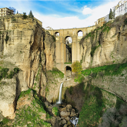 Take a day trip to Ronda, a half-hour drive through the hills