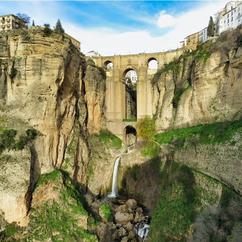 Take a day trip to Ronda, a half-hour drive through the hills