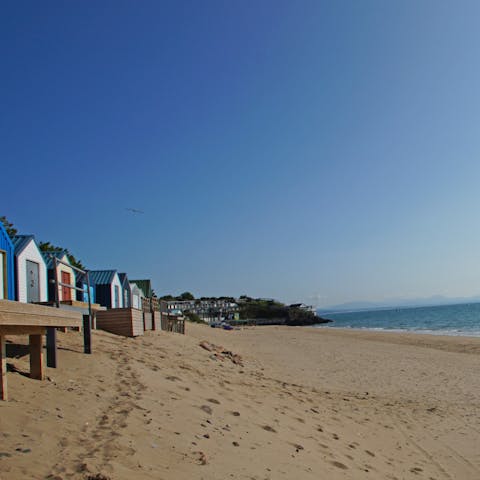 Head to the beach – it's just a matter of minutes away by car