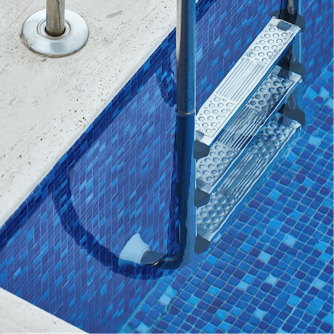 Cool off from the Spanish sun in the communal swimming pool