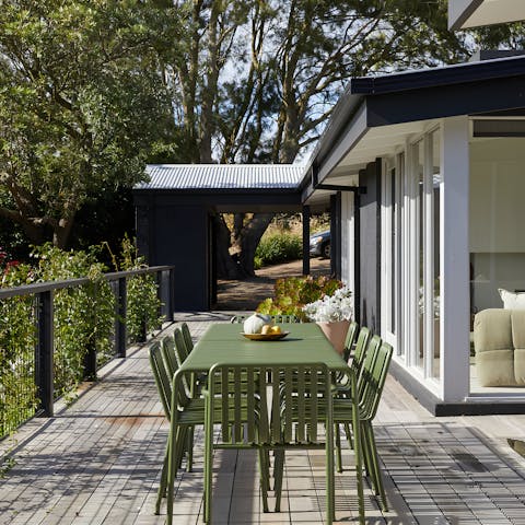 Spend blissful afternoons relaxing in the garden