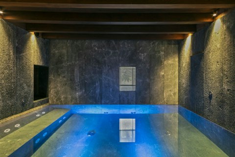 Ease tired muscles in the spa pool after your outdoor adventures