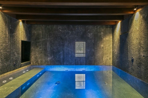 Ease tired muscles in the spa pool after your outdoor adventures