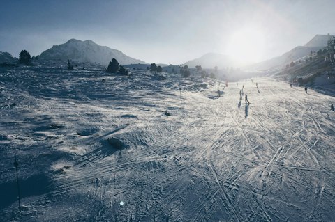 Explore the Grandvalira ski slopes, a short walk away